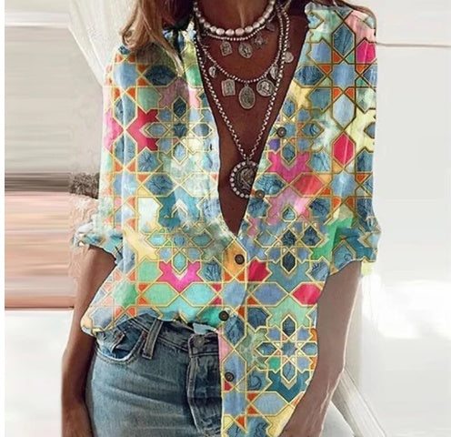 Cardigan Décontracté à Col V – Boutonnage Simple & Manches Rétractables