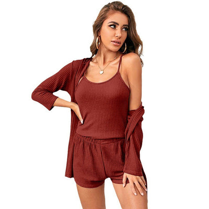 🛋️ Ensemble Homewear 3 Pièces – Confort Élégant Pour la Maison & Bien Plus