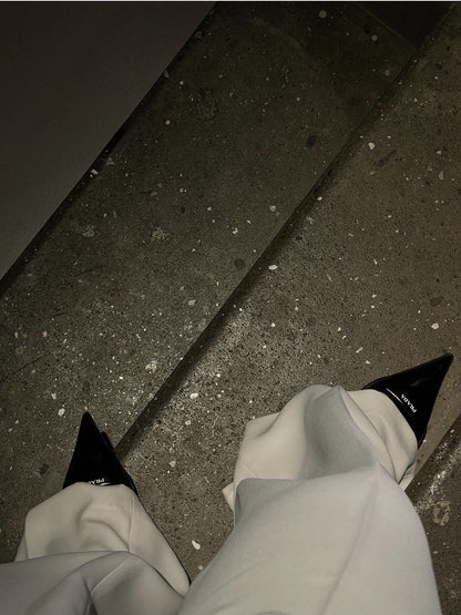 Ensemble Blazer & Pantalon Femme – Couleur Unie