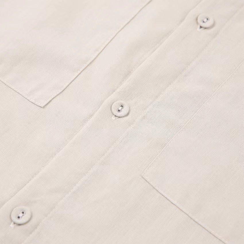 Ensemble Décontracté Femme – Blouse Longue & Pantalon Fluide Abricot