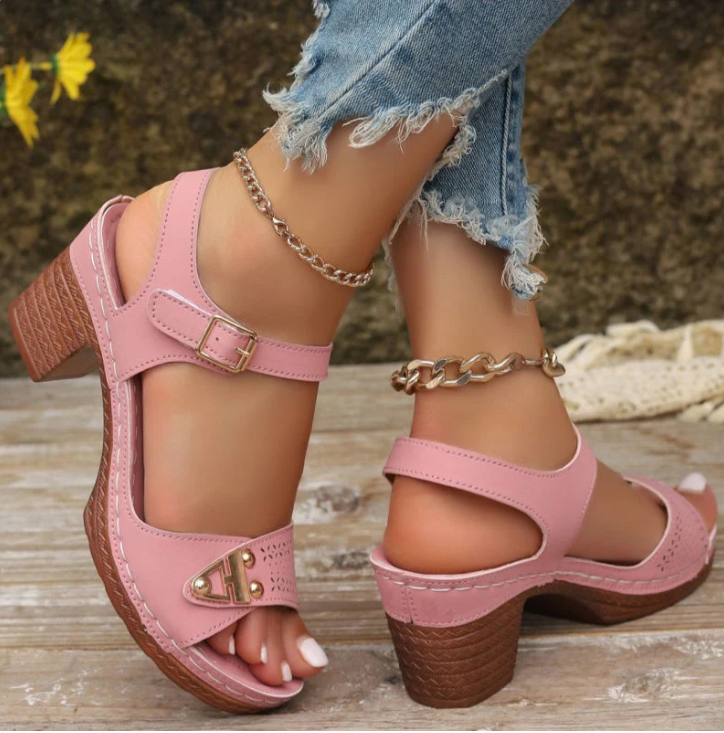 Sandales à Talons Hauts d'Été