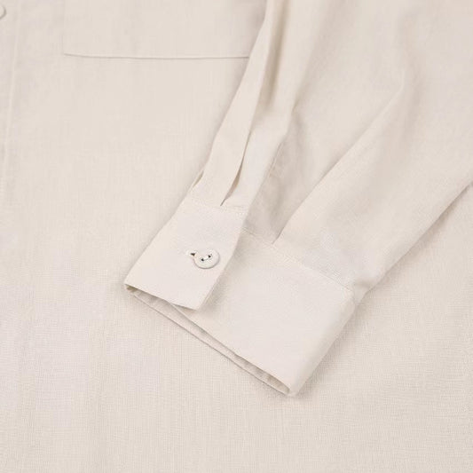 Ensemble Décontracté Femme – Blouse Longue & Pantalon Fluide Abricot