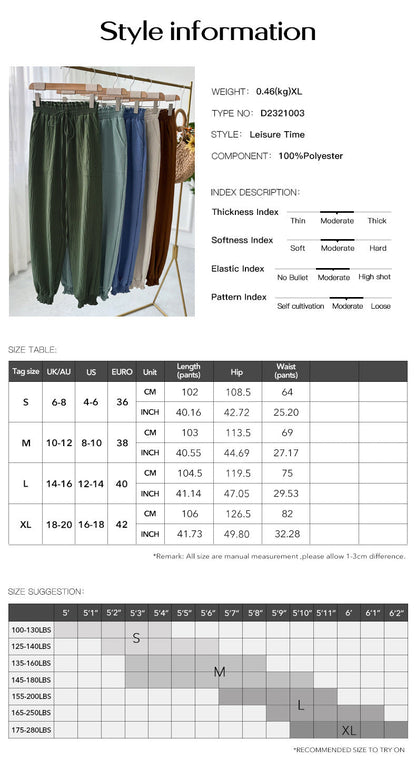 Pantalon fluide taille haute à nouer – Look chic et décontracté